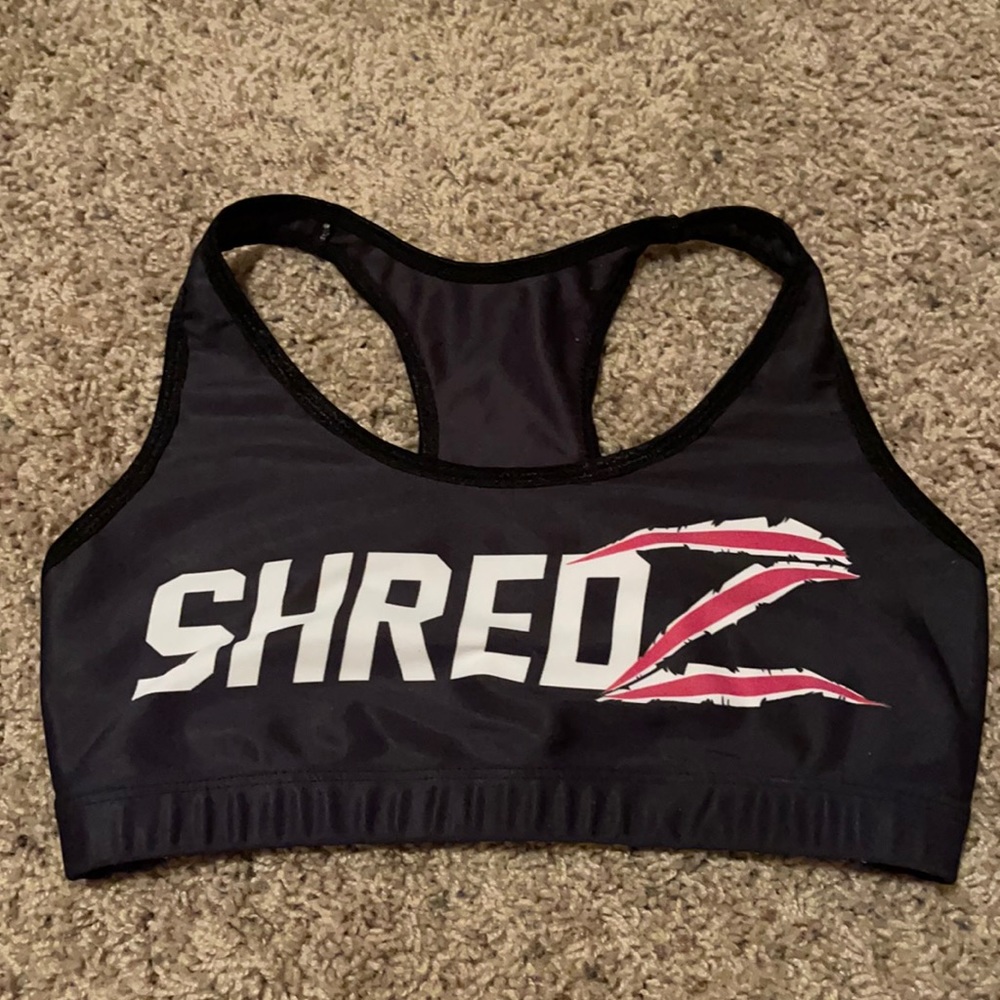 Shredz camo sports bra
